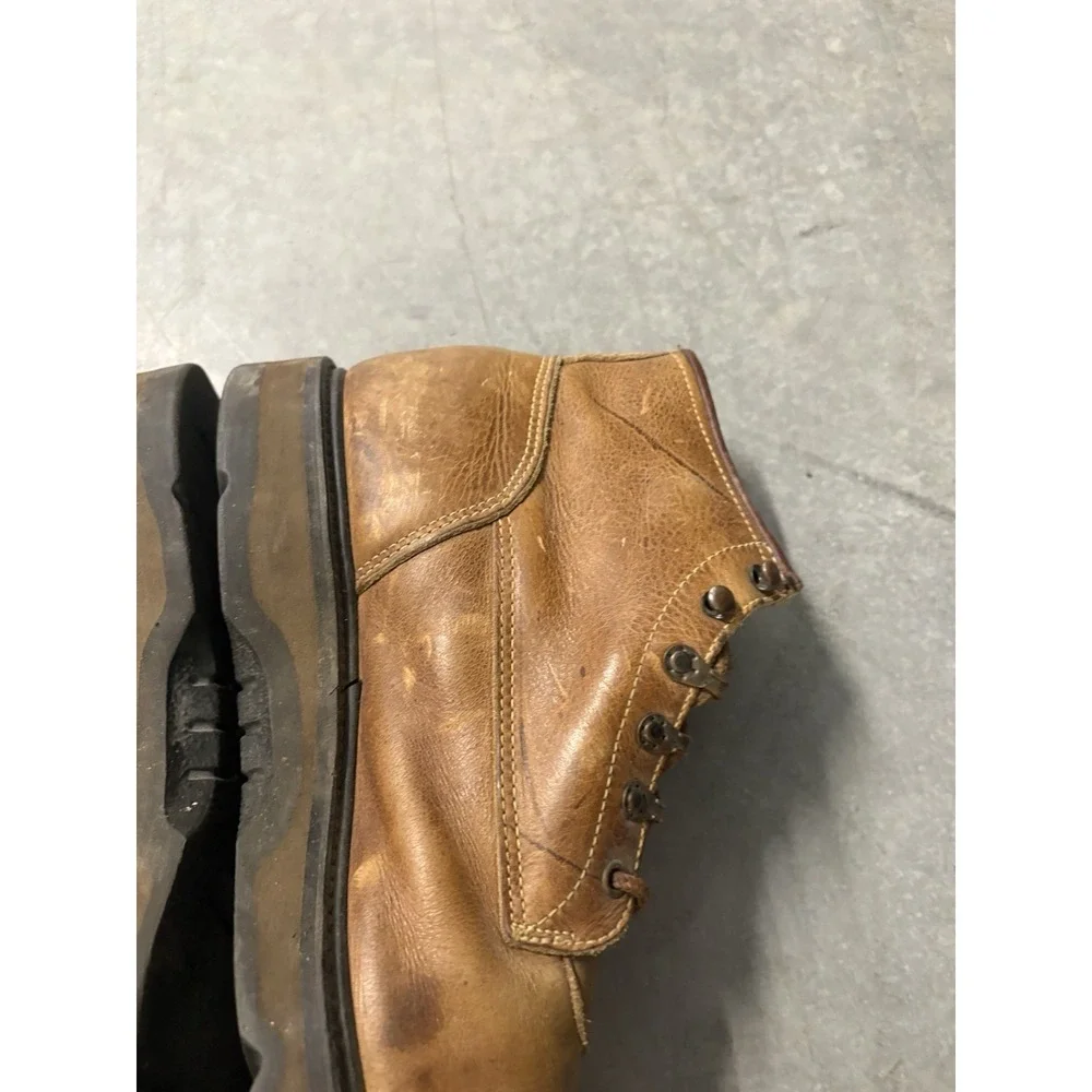 Red Wings Vintage 90s Comfort Sole Brown Lace Up Work Boot Mens 12 D 08005